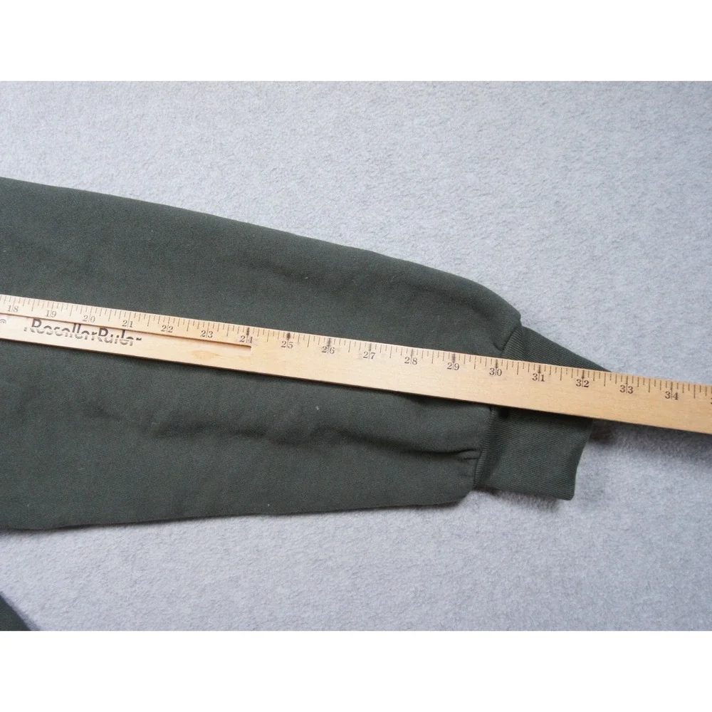 Oak + Fort Sweatshirt Mens Large Oversized Green Crewneck West Coast Pullover